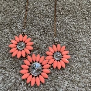 Pink necklace flowers